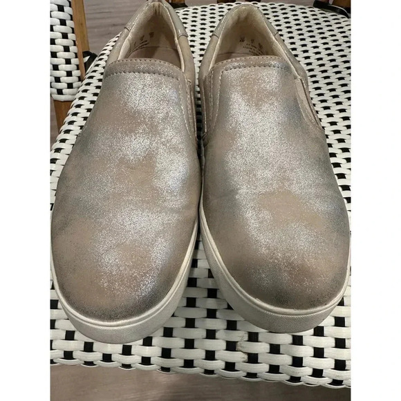 Dr Scholl’s Metallic Slip on sneaker size 8 - Picture 1 of 5